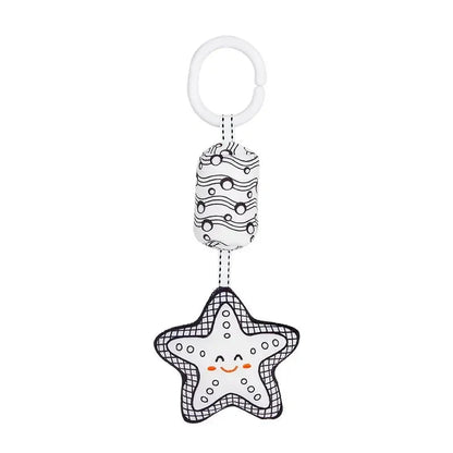 Stroller Hanging Bell Plush Doll Baby Rattles Newborn Visual Toy